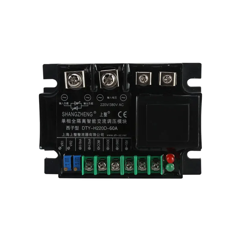 Single-Phase Fully Isolated AC Voltage Regulating Module Controlled Silicon Power Regulator Solid State Relay Heater
Single-Phase Fully Isolated AC Voltage Regulating Module Controlled Silicon Power Regulator Solid State Relay Heater