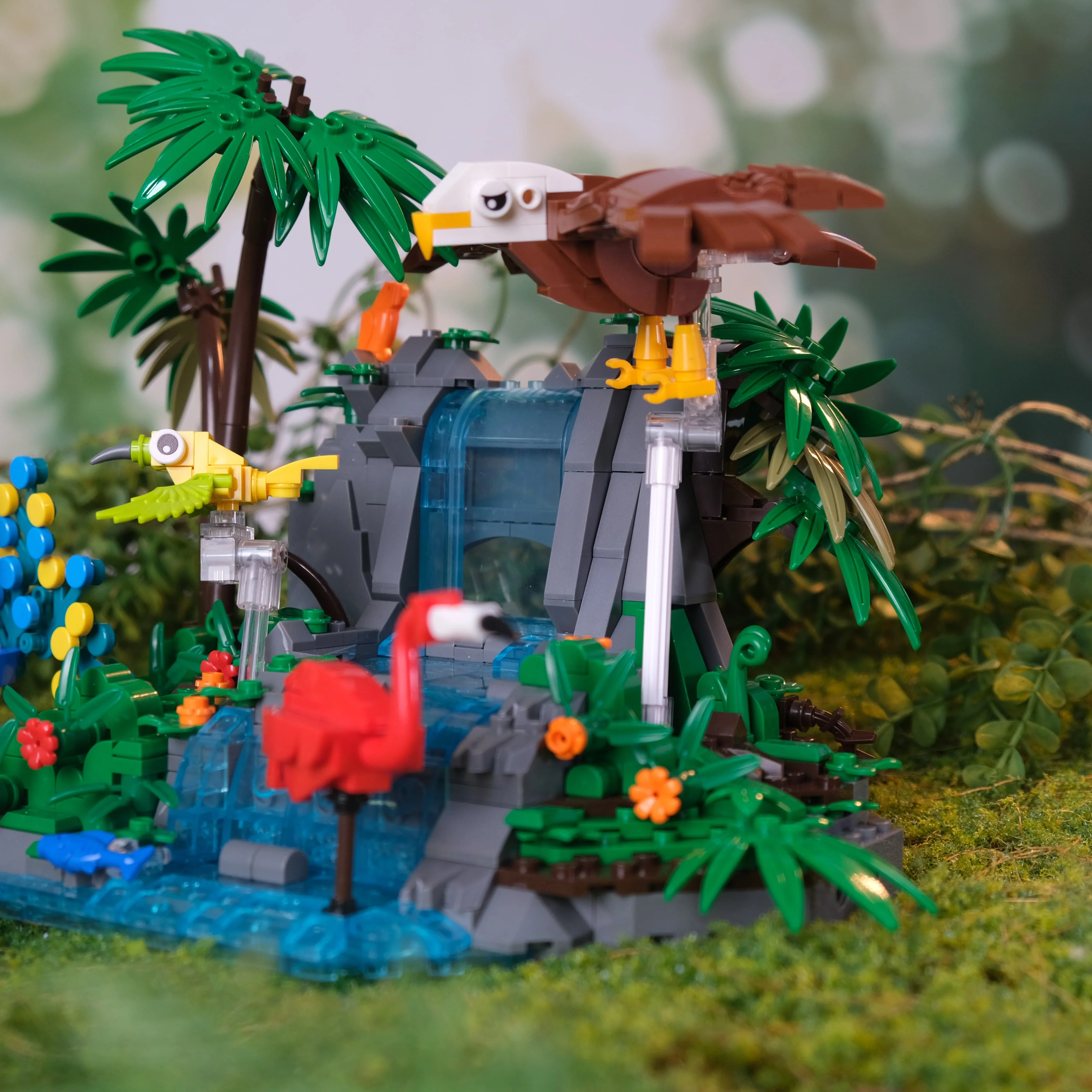 755PCS Creative Tropical Forest Building Blocks Cute Animal Lion Zoo Model Bricks Assemble Toys Birthday Gift for Adults Kids 755PCS Creative Tropical Forest Building Blocks Cute Animal Lion Zoo Model Bricks Assemble Toys Birthday Gift for Adults Kids