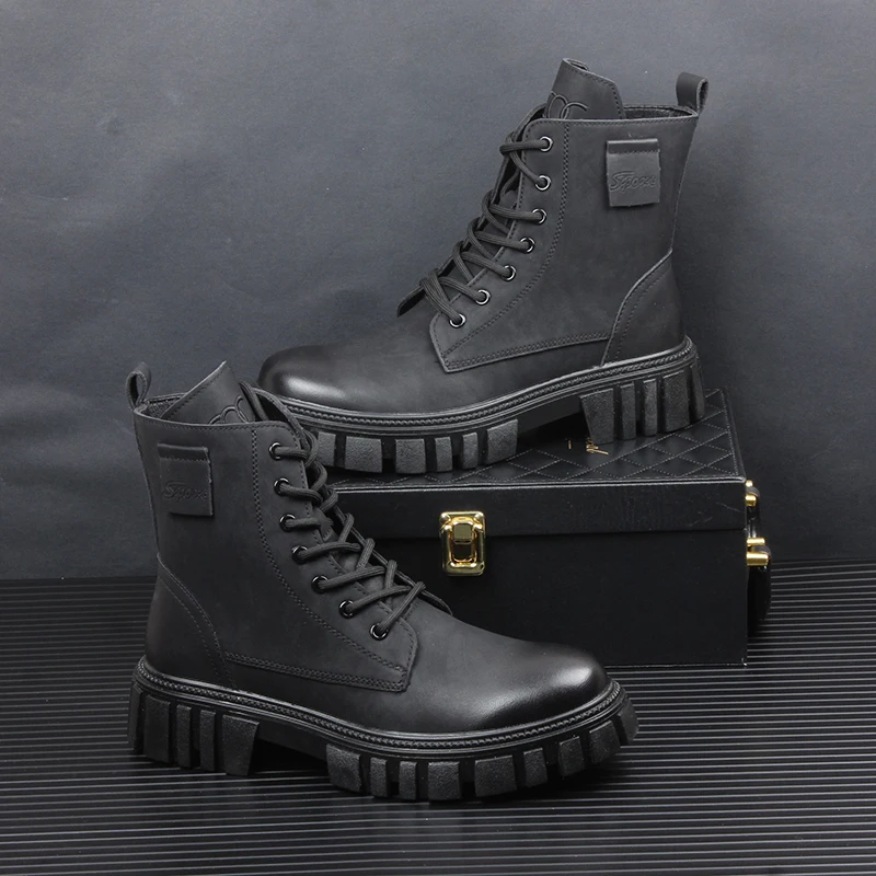 New Arrival Men Fashion Casual Ankle Riding Boots Spring Autumn Side Zipper Trending Retro British Style Sneakers Botas Hombre
New Arrival Men Fashion Casual Ankle Riding Boots Spring Autumn Side Zipper Trending Retro British Style Sneakers Botas Hombre