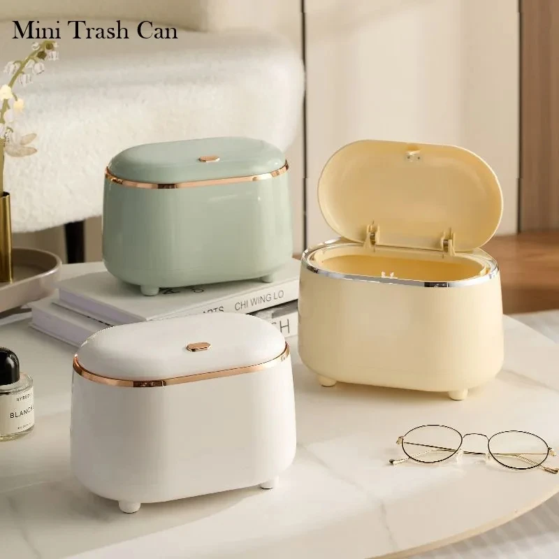 Mini Trash Can with Lid Small Trash for desk Trash Can Countertop Tiny Desktop Waste Garbage office Commercial Wastebasket
Mini Trash Can with Lid Small Trash for desk Trash Can Countertop Tiny Desktop Waste Garbage office Commercial Wastebasket