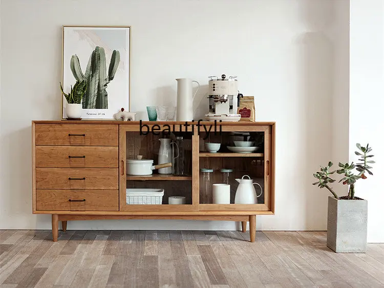 Solid Wood Sideboard Nordic Entrance Cabinet Log Glass Cabinet Display Cabinet Chest of Drawer Storage Cabinet
Solid Wood Sideboard Nordic Entrance Cabinet Log Glass Cabinet Display Cabinet Chest of Drawer Storage Cabinet