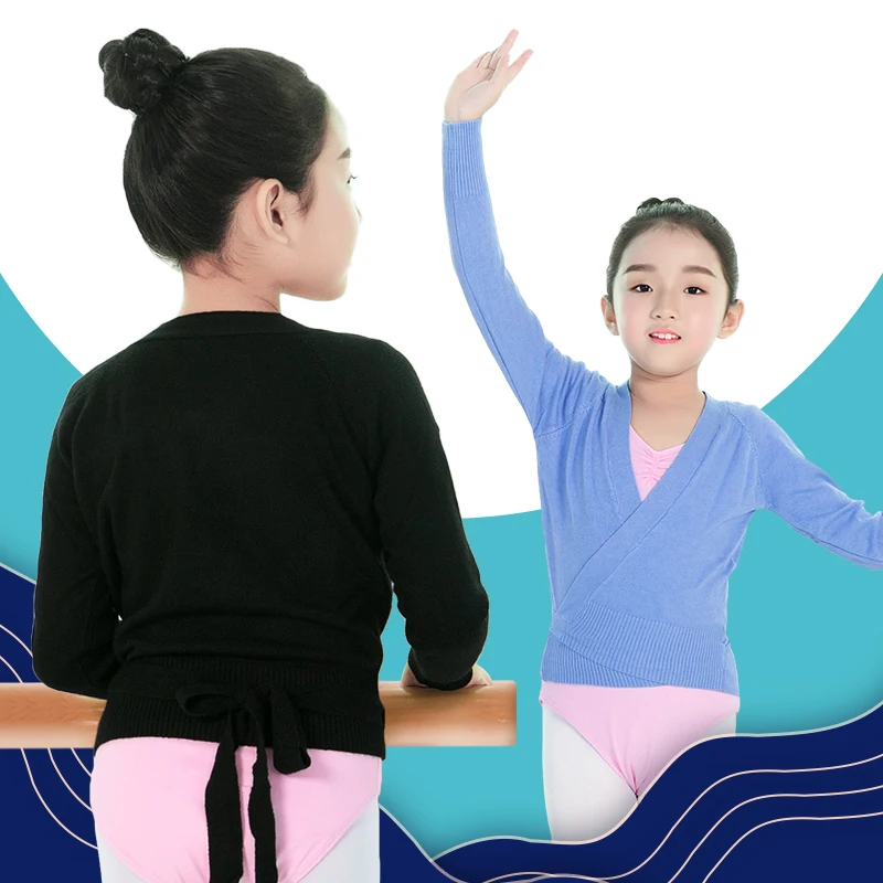 New Winter Autumn Warm Long Sleeve Waist Belt Sweater Child Girls Kids Ballet Dance Wrap Cross Tops
New Winter Autumn Warm Long Sleeve Waist Belt Sweater Child Girls Kids Ballet Dance Wrap Cross Tops