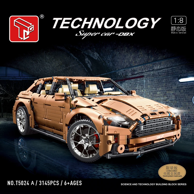 

1:8 High-Tech Toys T5024A 3145PCS MOC Off-Road Vehicle RC App Suv DBX Car Model Building Blocks Bricks Children Christmas Gifts