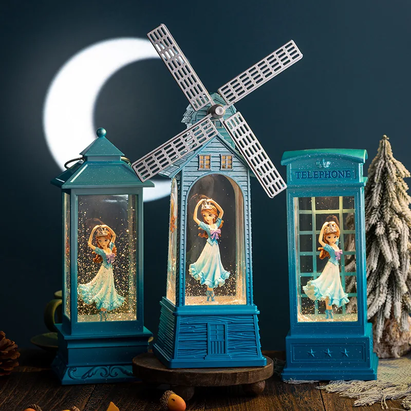Romantic LED music box lantern internal shape telephone booth flat hexagonal windmill wheelbarrow shape kids gift
Romantic LED music box lantern internal shape telephone booth flat hexagonal windmill wheelbarrow shape kids gift