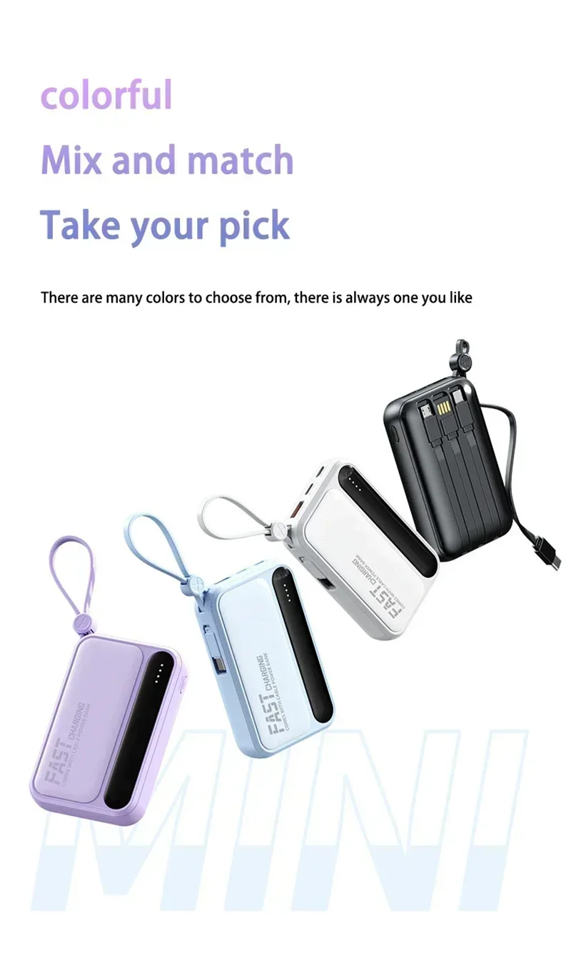 VIVO 500000mAh Power Bank Built in 4 Lines Large Capacity Super Fast Charging Portable External Battery for All Phones 2026 VIVO 500000mAh Power Bank Built in 4 Lines Large Capacity Super Fast Charging Portable External Battery for All Phones 2026