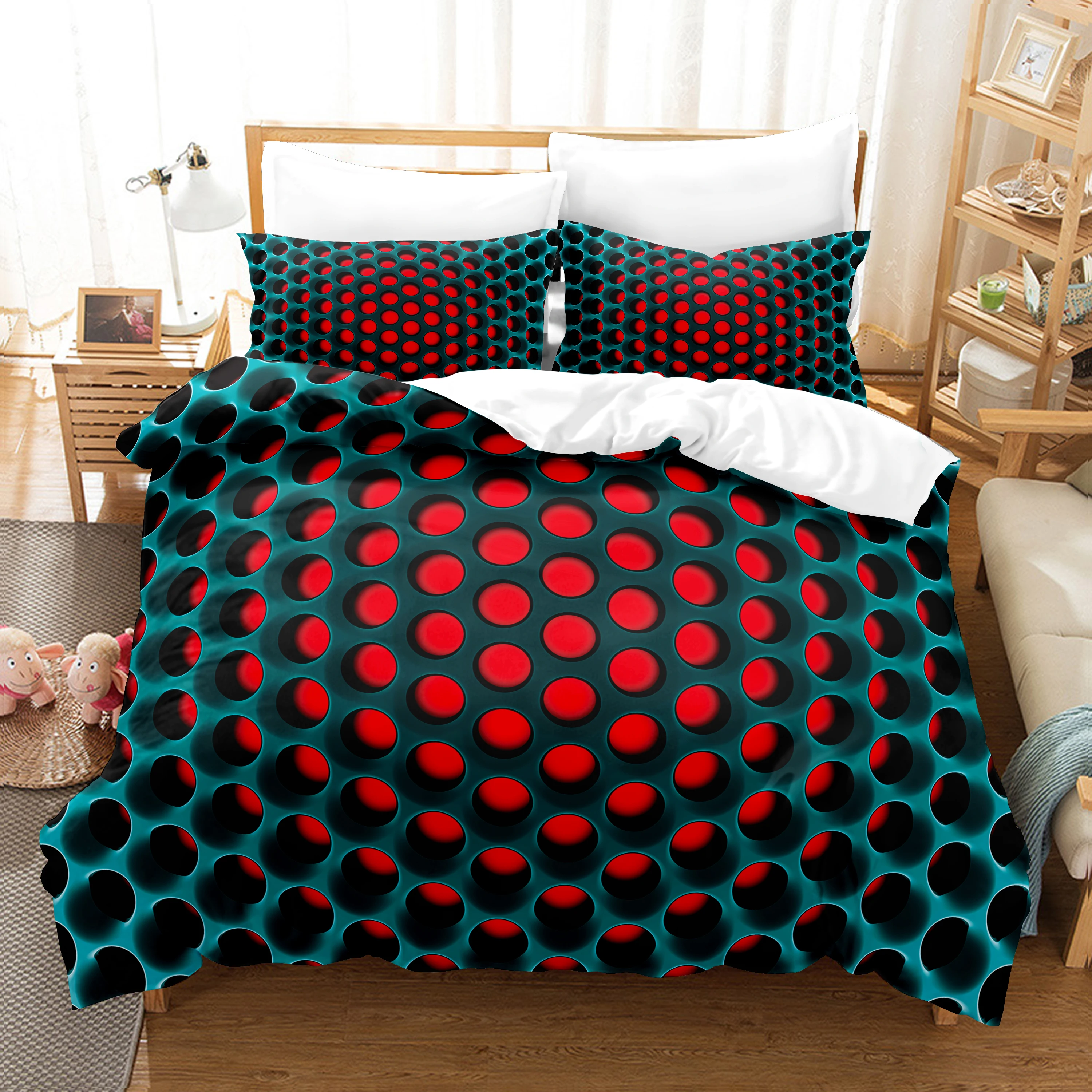 3D Art illusion、Hole Hole Bedding Set Luxury Duvet Cover with Pillowcase Comforter Bedroom Bed Sets Twin Queen Size
3D Art illusion、Hole Hole Bedding Set Luxury Duvet Cover with Pillowcase Comforter Bedroom Bed Sets Twin Queen Size