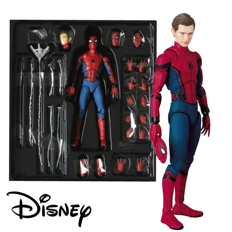 Disney Movie Avengers Spiderman Homecoming Action Figure Statue Can Change Tom Holland Face Spider Man Model Toy Collection Gift
Disney Movie Avengers Spiderman Homecoming Action Figure Statue Can Change Tom Holland Face Spider Man Model Toy Collection Gift