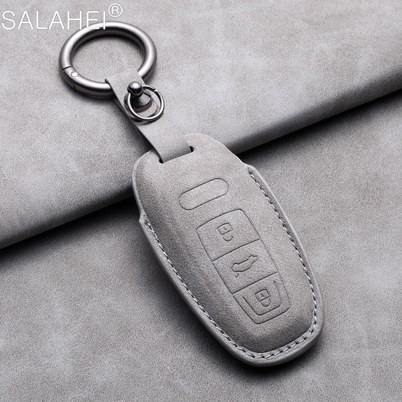 New Sheepskin Car Smart Key Case Full Cover Protector Shell For Audi A1 A3 A4 A5 A6 A7 A8 B9 Quattro Q3 Q5 Q7 S8 TT TTS Keychain 
New Sheepskin Car Smart Key Case Full Cover Protector Shell For Audi A1 A3 A4 A5 A6 A7 A8 B9 Quattro Q3 Q5 Q7 S8 TT TTS Keychain