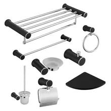 50cm Double Towel Bar Bathroom Hanger Stainless Steel Bathroom Accessories Rack Towel Ring Soap Dish Toilet Brush держатель для 
50cm Double Towel Bar Bathroom Hanger Stainless Steel Bathroom Accessories Rack Towel Ring Soap Dish Toilet Brush держатель для