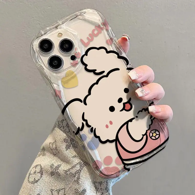 Phone Case For Lovers Couples Fit for iPhone 11 12 13 14 15 16 Pro Max XR X XS Mini 8 7 Plus SE 2020 Funda Cute Cartoon Bear Phone Case For Lovers Couples Fit for iPhone 11 12 13 14 15 16 Pro Max XR X XS Mini 8 7 Plus SE 2020 Funda Cute Cartoon Bear