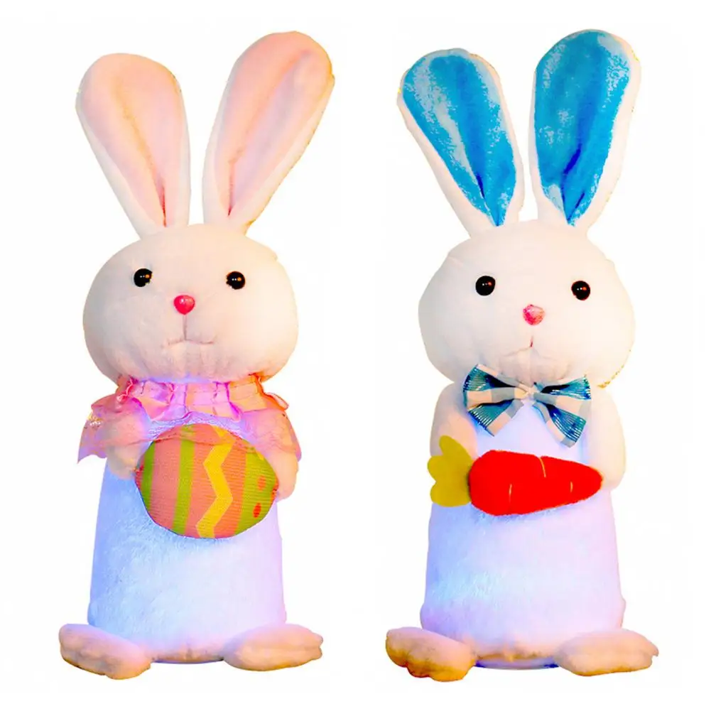 Carrot Bunny Ornaments Light-up Easter Bunny Plush Toy with Colorful Eggs Carrot Festive Desktop Decoration New Year Gift Glow
Carrot Bunny Ornaments Light-up Easter Bunny Plush Toy with Colorful Eggs Carrot Festive Desktop Decoration New Year Gift Glow
