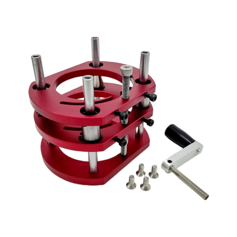 Woodworking Router Lift for 64-66mm Diameter Motor Router Table Milling Liftable Plunge Base for Trimmer Engraving Dropship
Woodworking Router Lift for 64-66mm Diameter Motor Router Table Milling Liftable Plunge Base for Trimmer Engraving Dropship