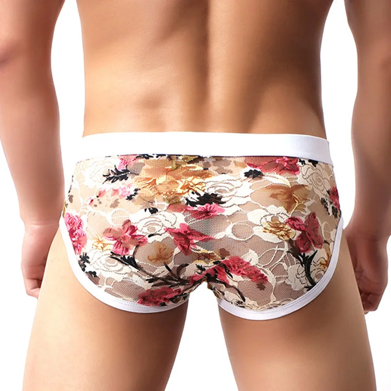 Knicker Thongs Briefs Underwear Men's Low Rise Lace Boxer Briefs Sexy and Comfortable Underwear with Sheer Fabric
Knicker Thongs Briefs Underwear Men's Low Rise Lace Boxer Briefs Sexy and Comfortable Underwear with Sheer Fabric