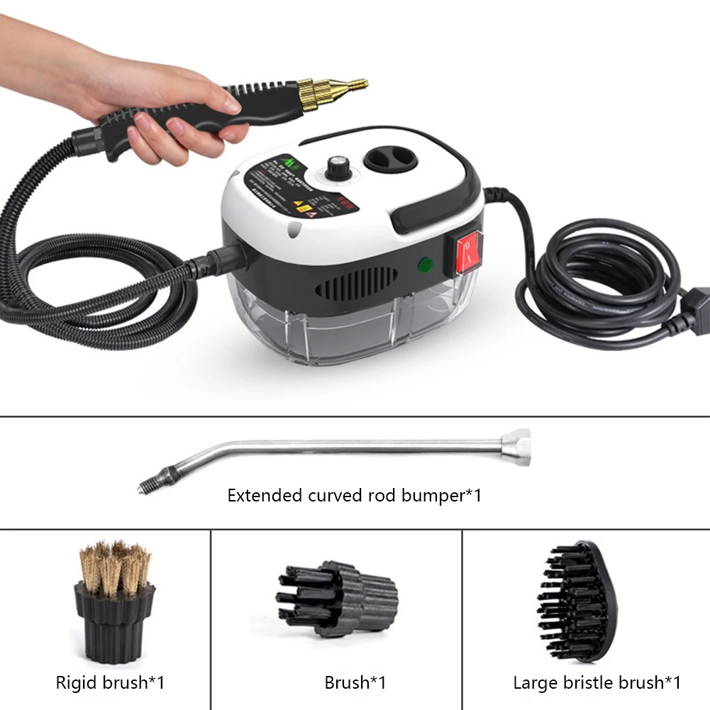 2500W Portable Steam Cleaner Temperature Sterilization Air Conditioning Kitchen Hood Car Electric Steaming Cleaner US EU Plug
2500W Portable Steam Cleaner Temperature Sterilization Air Conditioning Kitchen Hood Car Electric Steaming Cleaner US EU Plug
