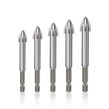 5Pcs Multifunctional Cross Alloy Drill Bit Tip Efficient Universal Drilling Tool High-Performance Utility Tools For Woodworking
5Pcs Multifunctional Cross Alloy Drill Bit Tip Efficient Universal Drilling Tool High-Performance Utility Tools For Woodworking