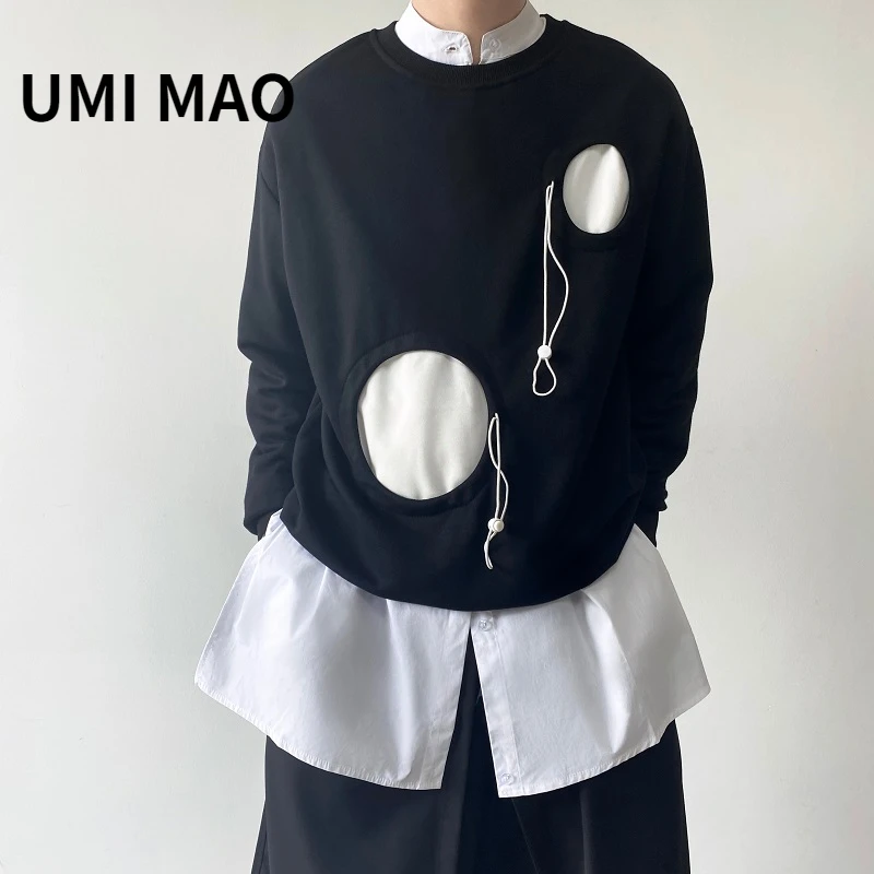 UMI MAO Yamamoto Dark Autumn Winter Dark Black Round Neck Long-sleeved Men Women Sweatshirt Simple Retro Personality Y2K
UMI MAO Yamamoto Dark Autumn Winter Dark Black Round Neck Long-sleeved Men Women Sweatshirt Simple Retro Personality Y2K