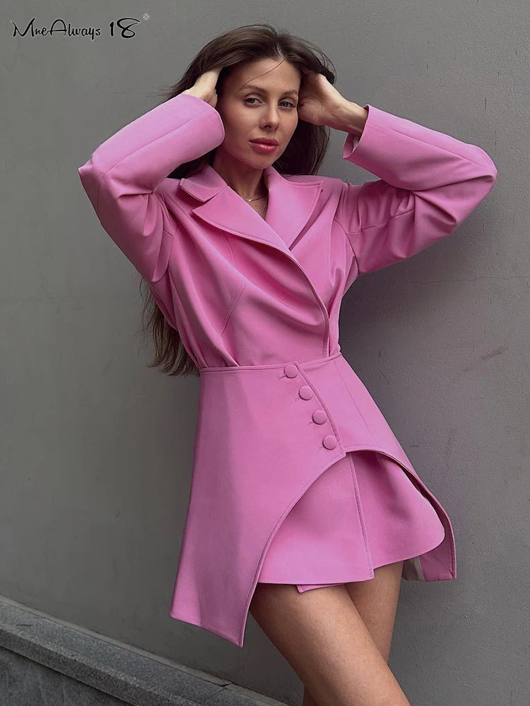 Mnealways18 Elegant Pink Blazers Tops With Irregular Belt Women Notched Office Ladies Outerwear 2024 Spring Summer Long Sleeves
Mnealways18 Elegant Pink Blazers Tops With Irregular Belt Women Notched Office Ladies Outerwear 2024 Spring Summer Long Sleeves