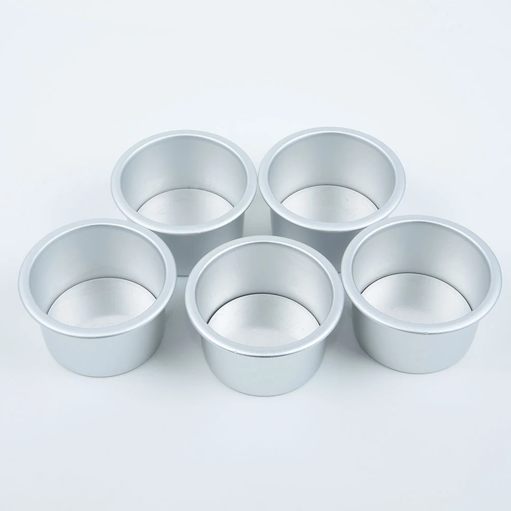 5pcs Aluminum Alloy Cake Mold Cupcake Pan Pudding Mold DIY Baking Mold with Removable Bottoms
5pcs Aluminum Alloy Cake Mold Cupcake Pan Pudding Mold DIY Baking Mold with Removable Bottoms