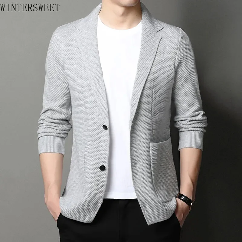 Top Grade Wool 5% New Brand Fashion Knit Korean Style Cardigan Men Slim Fit Sweater Casual Solid Coats Jacket Mens Clothes 2023
Top Grade Wool 5% New Brand Fashion Knit Korean Style Cardigan Men Slim Fit Sweater Casual Solid Coats Jacket Mens Clothes 2023
