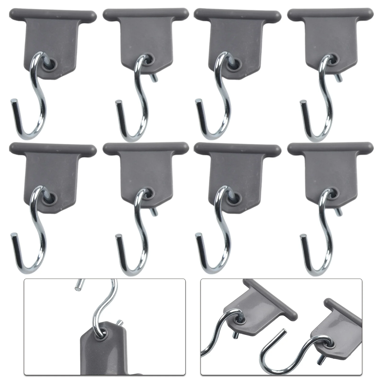 8X S-shaped Camping Awning Hooks Clips RV Tent Hangers Light Hangers For Caravan Camper 4 X 3.7 Cm (L X W) Hooks Accessories
8X S-shaped Camping Awning Hooks Clips RV Tent Hangers Light Hangers For Caravan Camper 4 X 3.7 Cm (L X W) Hooks Accessories