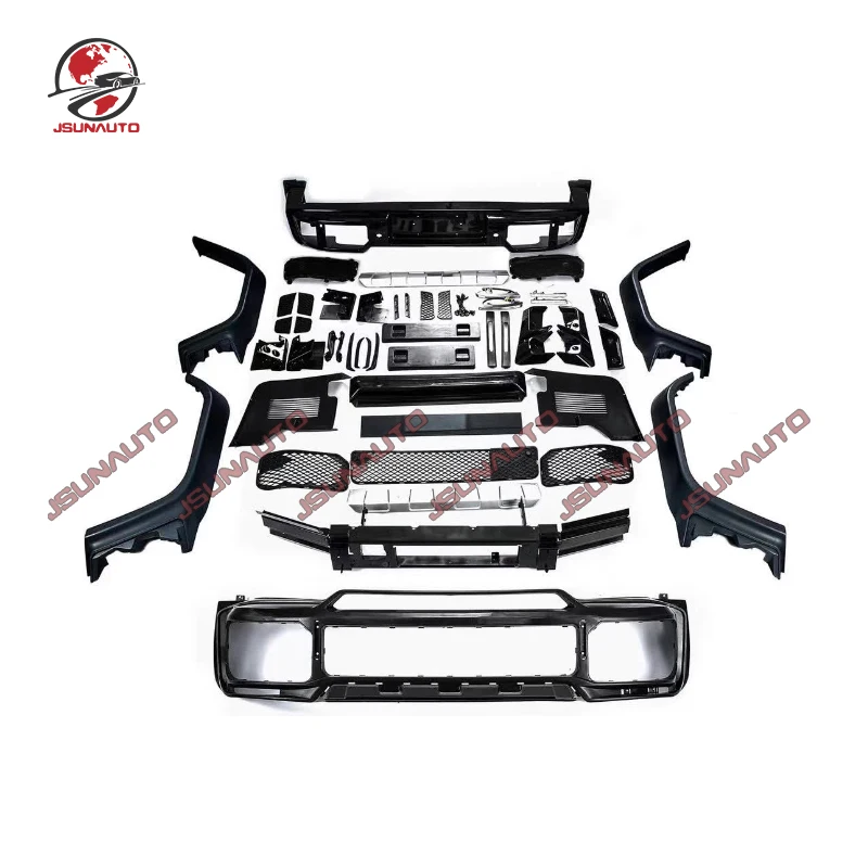 For Benz G Class W463 old to new W464 B Style Body Kit Front Bumper Rear Bumper Side Fenders Style For W463
For Benz G Class W463 old to new W464 B Style Body Kit Front Bumper Rear Bumper Side Fenders Style For W463