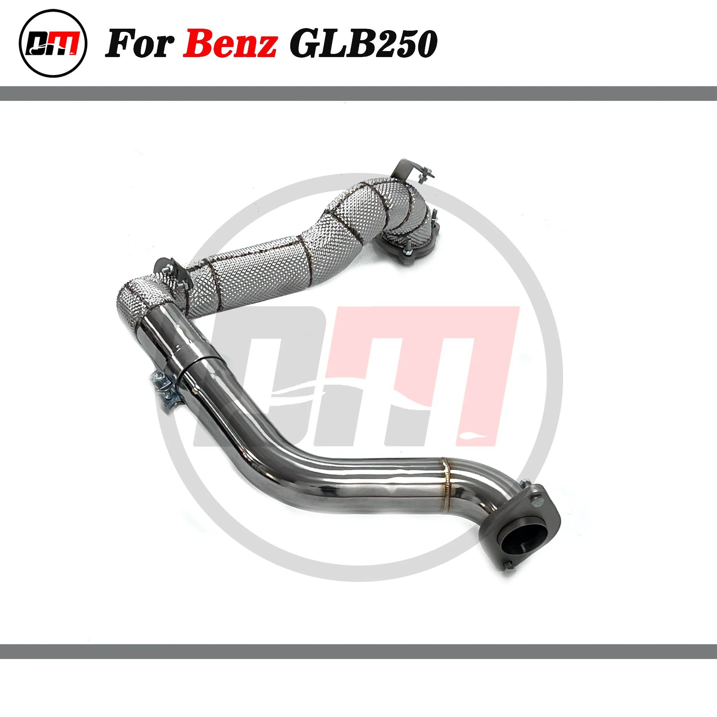 DM exhaust downpipe exhaust system for mercedes-benz glb250 2.0t header catalysis auto performance parts with heat shield
DM exhaust downpipe exhaust system for mercedes-benz glb250 2.0t header catalysis auto performance parts with heat shield