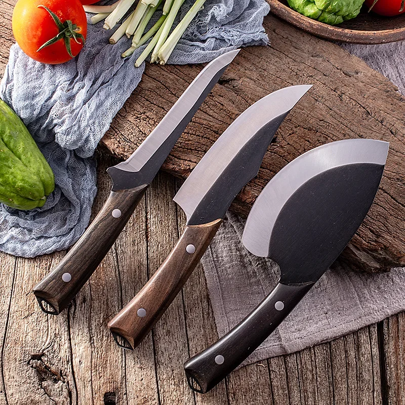 

Stainless Steel Boning Knife Handmade Forged Meat Cleaver Serbian Chef Butcher Knife for Cooking Hunting Camping BBQ Tools