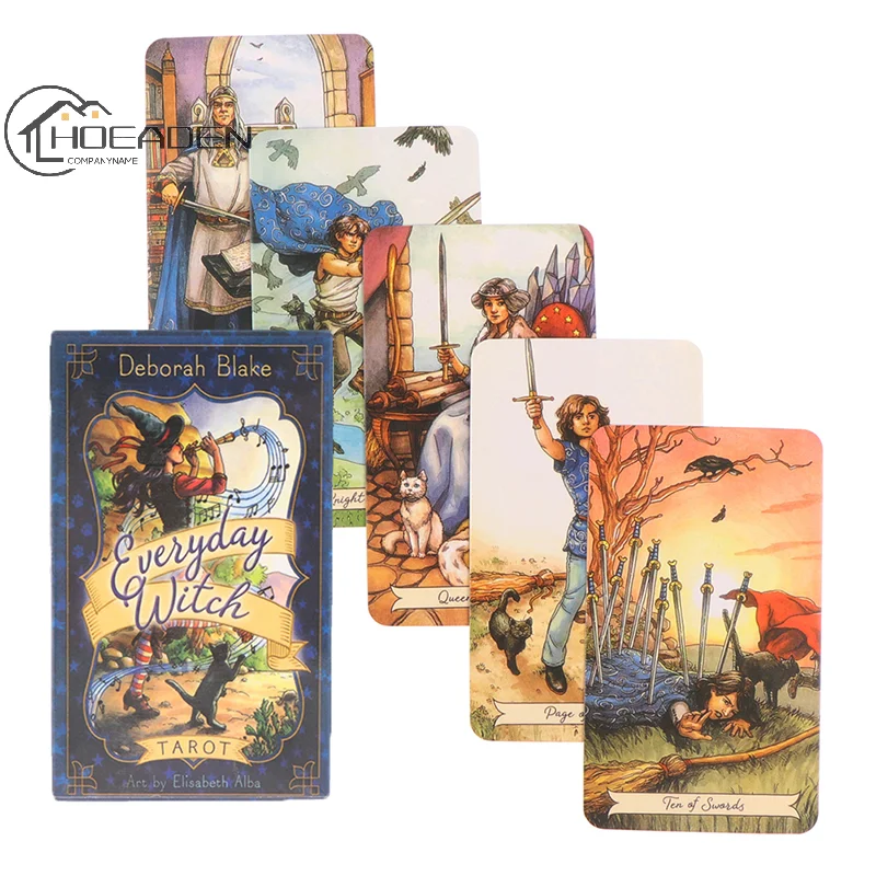 78Pcs Everyday Witch Tarot Cards Prophecy Divination Deck Party Board Game Tarot
78Pcs Everyday Witch Tarot Cards Prophecy Divination Deck Party Board Game Tarot
