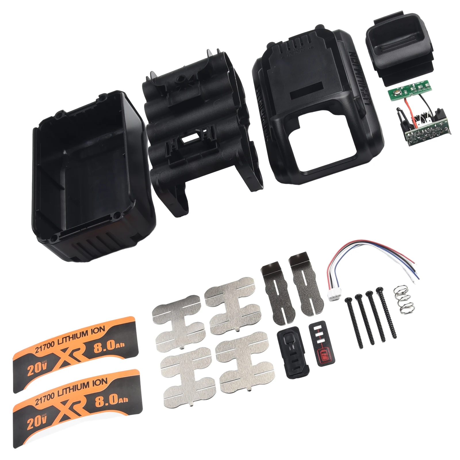 Battery Plastic Case Li ion Battery Plastic Case for De walt 18V 10x21700 Repair and Replace Broken PCB Board Stable Performance
Battery Plastic Case Li ion Battery Plastic Case for De walt 18V 10x21700 Repair and Replace Broken PCB Board Stable Performance