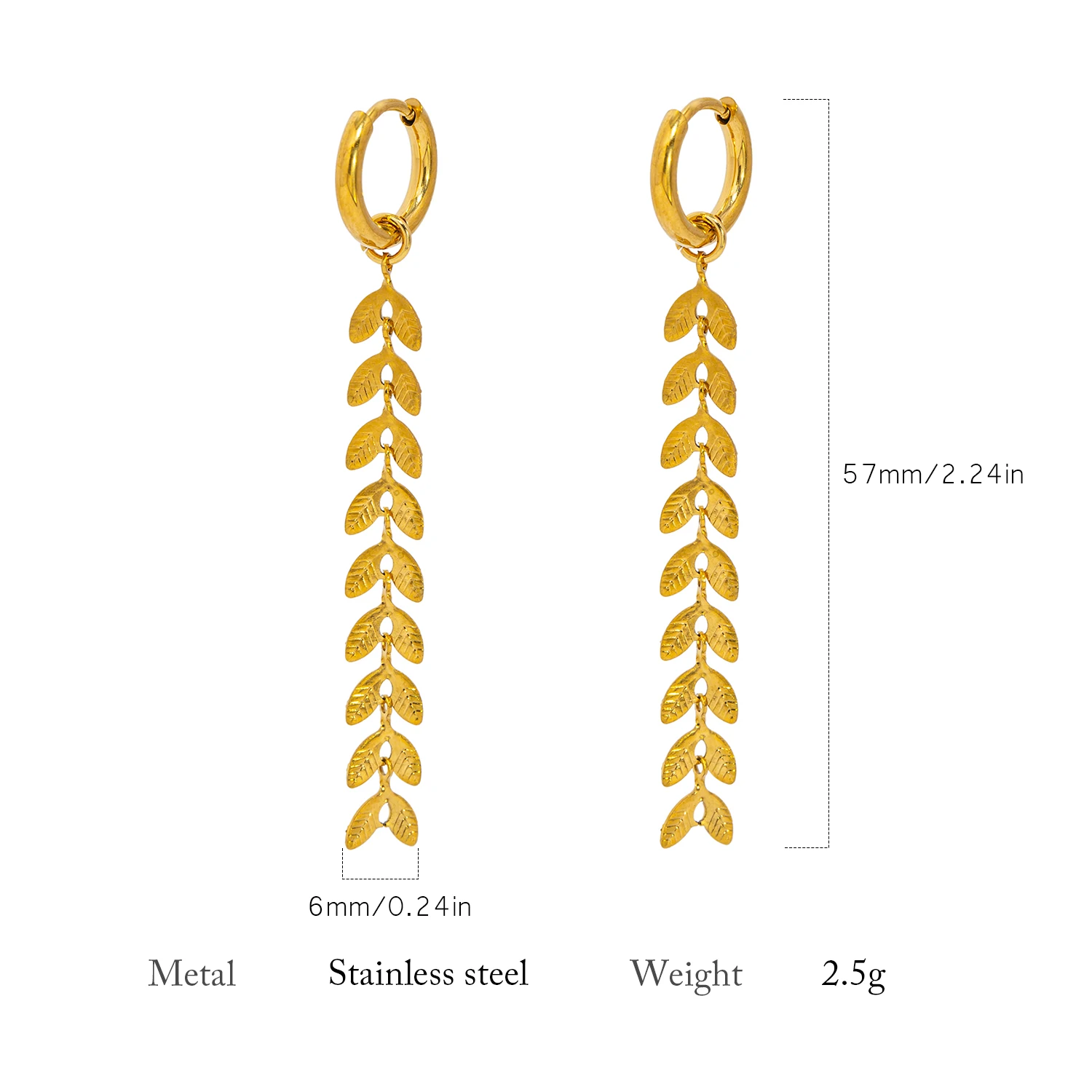 Fashion Simple Fishtail Shaped Long Earrings for Women, Stainless Steel 18k Gold Plated Hypoallergenic Jewelry Gifts 5 Mallzona S4fc756e8da3a46d8a601c4a375df5b003 Fashion Simple Fishtail Shaped Long Earrings for Women, Stainless Steel 18k Gold Plated Hypoallergenic Jewelry Gifts Mallzona