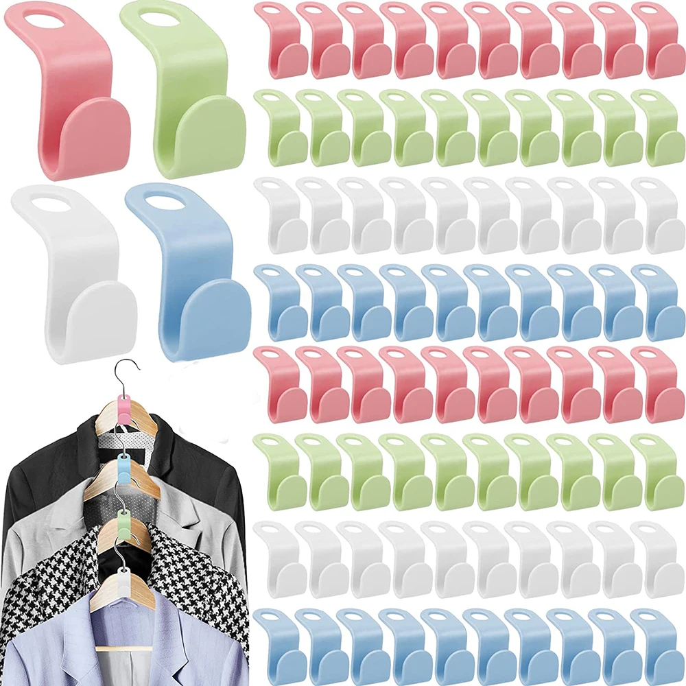 Plastic Hanger Hooks Clothes Connector Hooks Space Saving Cascading Hangers Closet Organizer
Plastic Hanger Hooks Clothes Connector Hooks Space Saving Cascading Hangers Closet Organizer