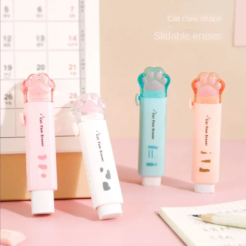 School Cat 24pcs Stationery Kids Portable Kawaii Eraser Push-pull Gift Paw Prizes Rubber Cartoon Studnets Supplies Jelly
School Cat 24pcs Stationery Kids Portable Kawaii Eraser Push-pull Gift Paw Prizes Rubber Cartoon Studnets Supplies Jelly