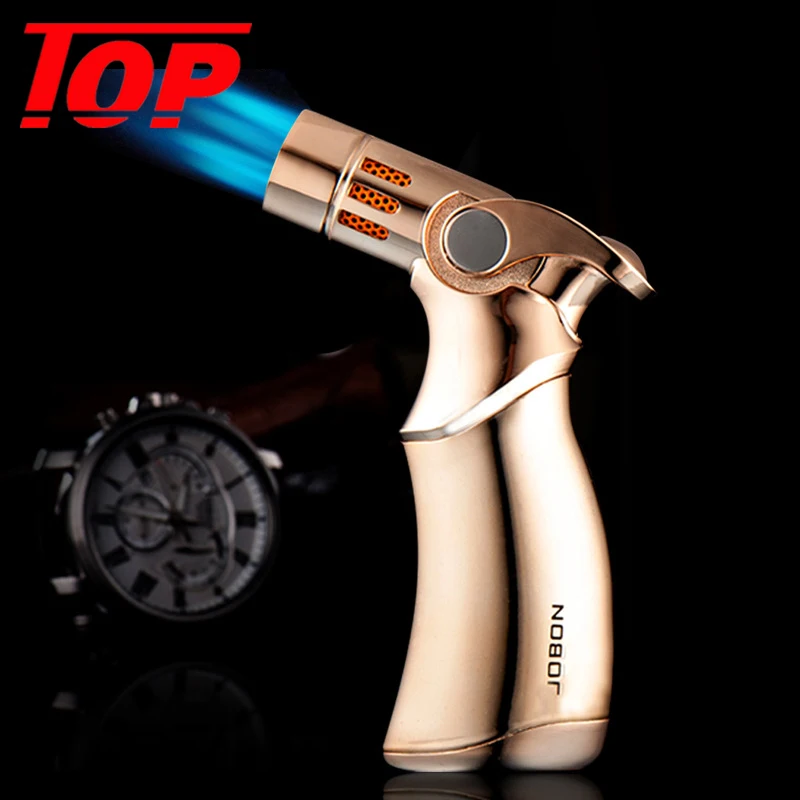 

Portable Blue Flame Straight Cigar Special Boutique Windproof Inflatable Lighter Luxury Men's Personalized Ignition Gadgets