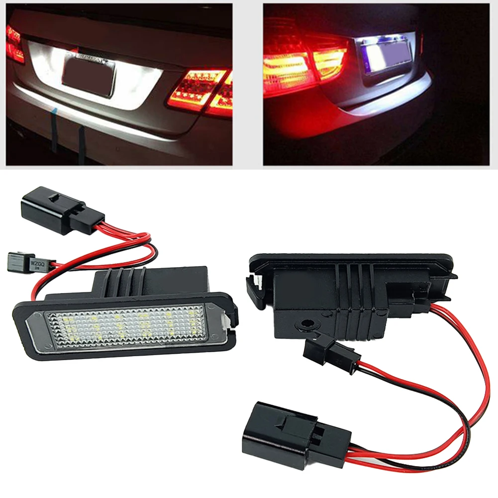 2pcs Rear LED License Number Plate Lights DC12V 6W 6500-7000K White Signal Lamps Error Free For Passat CC 2009-2011 #3D0943021A
2pcs Rear LED License Number Plate Lights DC12V 6W 6500-7000K White Signal Lamps Error Free For Passat CC 2009-2011 #3D0943021A