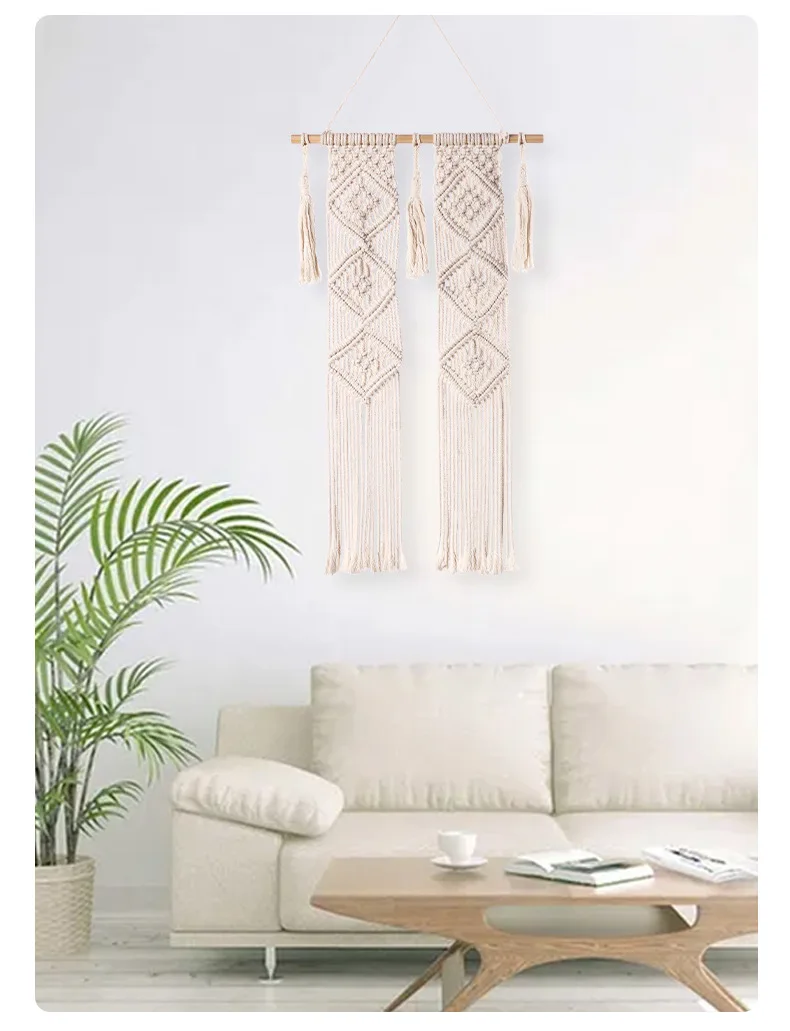 Nordic Boho Cotton Rope Long Tassel Wall Tapestry 21 S4fce4e303b5b4dde8f71ba651682b668i