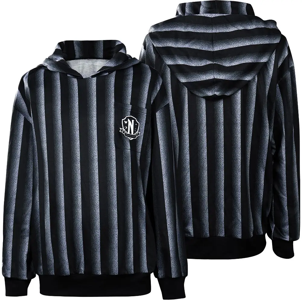 Wednesday Addams Cosplay Costume Hoodie Coat Jacket Halloween Carnival Party Suit
Wednesday Addams Cosplay Costume Hoodie Coat Jacket Halloween Carnival Party Suit