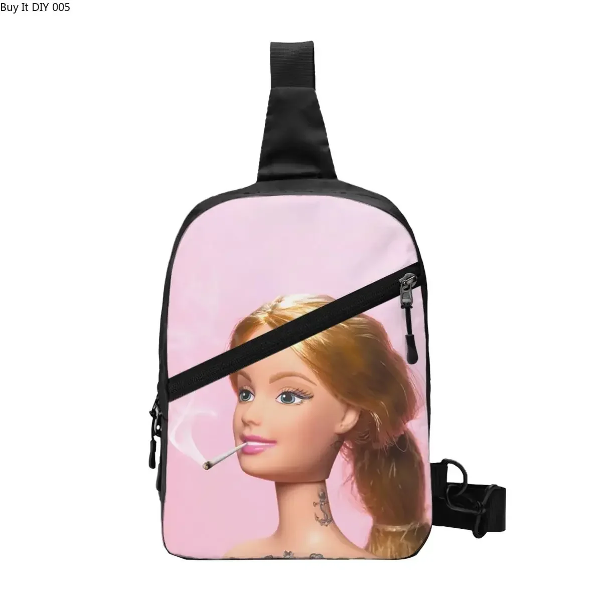 Casual Doll Smoking Sling Bag for Travel Hiking Men Crossbody Chest Backpack Shoulder Daypack
Casual Doll Smoking Sling Bag for Travel Hiking Men Crossbody Chest Backpack Shoulder Daypack