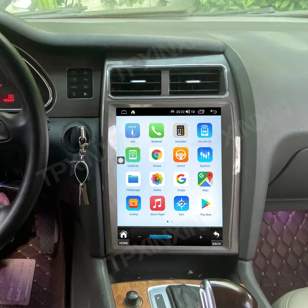 

For Audi Q7 2005-2015 CARPLAY Android 12 Car Radio Stereo Receiver Autoradio Multimedia Player GPS Navigation