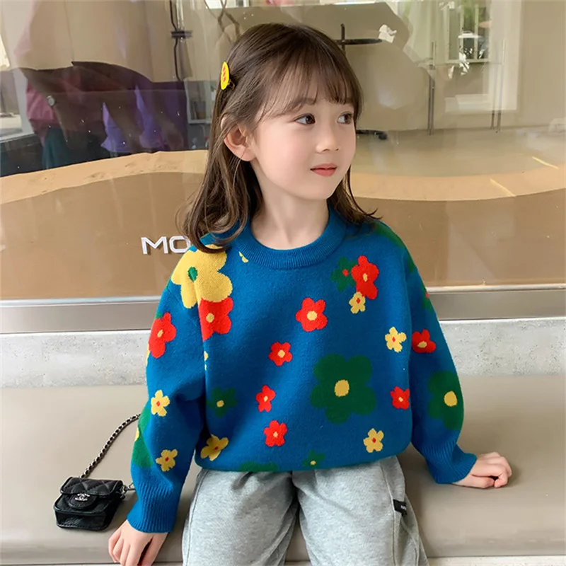 Girls Sweater Wool Coat Kids Tops Knitting 2023 Blue Thicken Warm Winter Autumn Cottons Teenagers Outwear Children's Clothing
Girls Sweater Wool Coat Kids Tops Knitting 2023 Blue Thicken Warm Winter Autumn Cottons Teenagers Outwear Children's Clothing