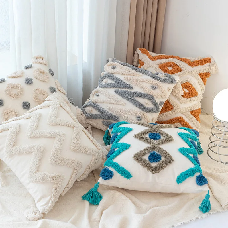 Boho Cushion Cover 45x45cm Tufted Thick Cotton Linen Pillow Cover Decroative Tufting Pillowcase for Sofa Livingroom Home Decor
Boho Cushion Cover 45x45cm Tufted Thick Cotton Linen Pillow Cover Decroative Tufting Pillowcase for Sofa Livingroom Home Decor