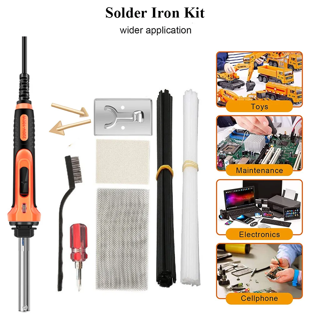 100W Plastic Welding Kit Automotive Bumper Repair Machine Troweling Tool High-power Plastic Repair Fast Heating Plastic Welder
100W Plastic Welding Kit Automotive Bumper Repair Machine Troweling Tool High-power Plastic Repair Fast Heating Plastic Welder