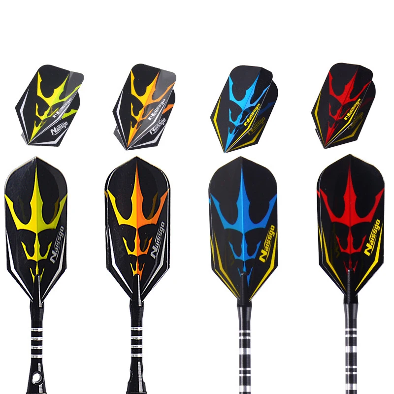 

20 PCS Dart Flights Multiple Styles Colorful PET Darts Feather Leaves Dart Accessories Professional Dartboard Games