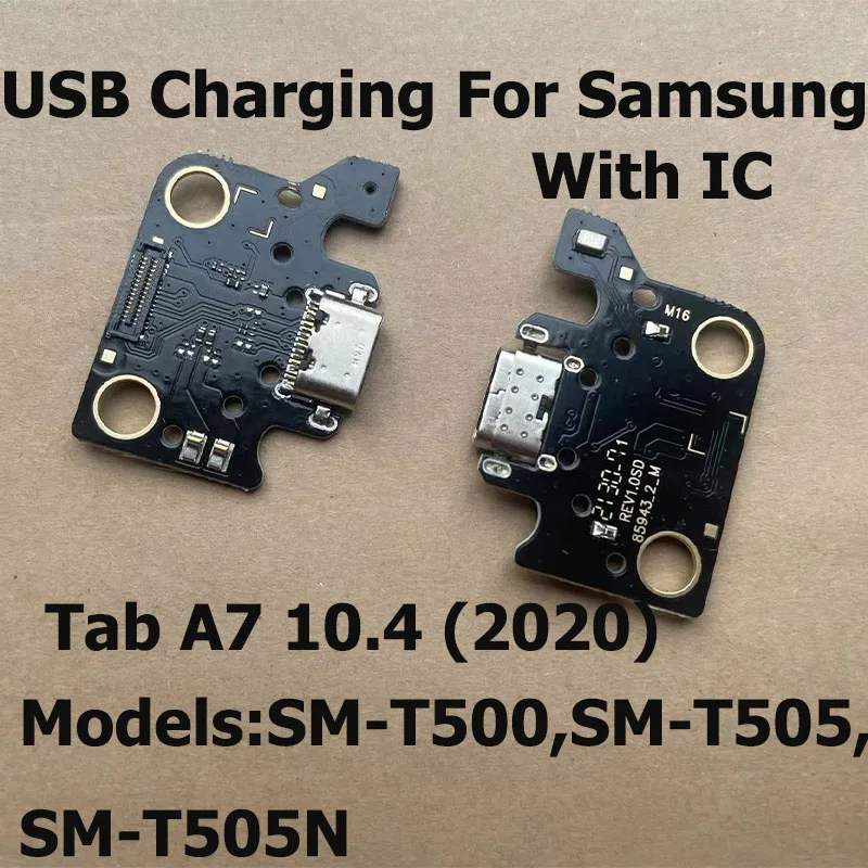 

New USB Flex USB Charging Dock Board Connector Fast Charger Port Flex Cable For Samsung Galaxy Tab A7 10.4 2020 SM-T500 SM-T505