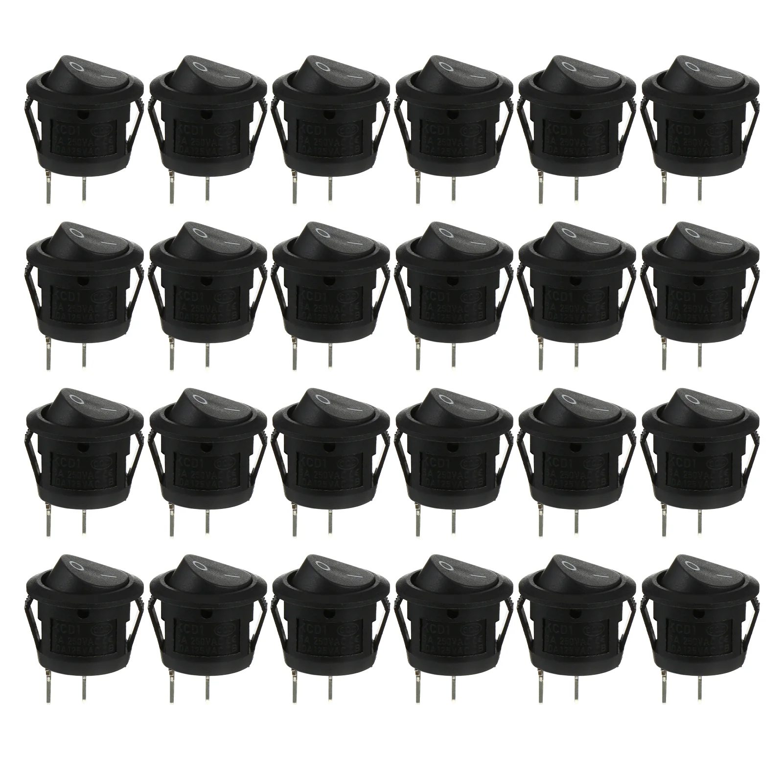 24 PCS Switch Push Button Rocker Two Feet ON/OFF Latching Boat Copper Round Replacement
24 PCS Switch Push Button Rocker Two Feet ON/OFF Latching Boat Copper Round Replacement
