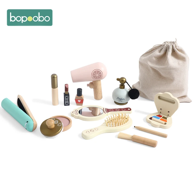 Girls Wooden Simulation Kid Makeup Set Children Montessori Education Play Cosmetic Case Gift Toys Girls Game Lipstick Beauty Bag
Girls Wooden Simulation Kid Makeup Set Children Montessori Education Play Cosmetic Case Gift Toys Girls Game Lipstick Beauty Bag