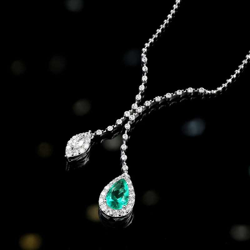 Shining U S925 Silver Waterdrop Necklace High Carbon Diamond Gemstone Fine Jewelry for Women Party
Shining U S925 Silver Waterdrop Necklace High Carbon Diamond Gemstone Fine Jewelry for Women Party