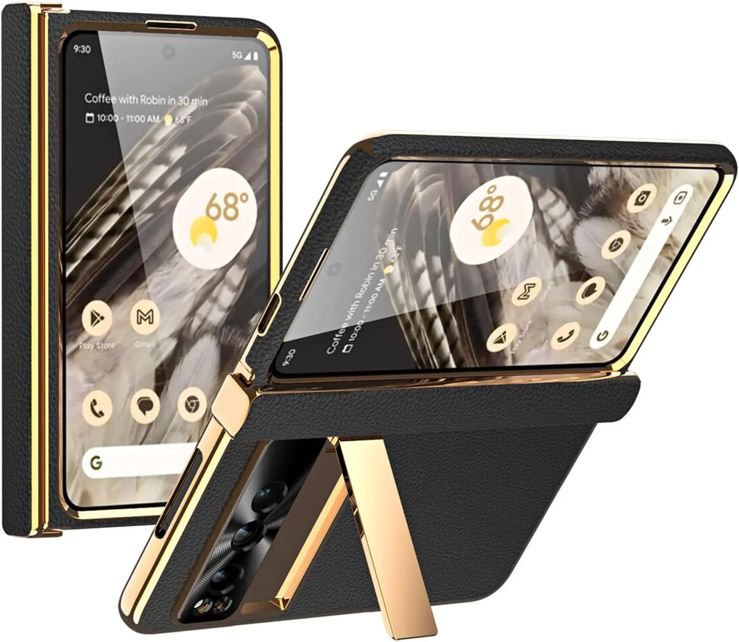 Предназначено для Google Pixel Fold чехол, магнитный шарнир с покрытием, гальванизированная задняя крышка ПК, тонкая искусственная кожа
Предназначено для Google Pixel Fold чехол, магнитный шарнир с покрытием, гальванизированная задняя крышка ПК, тонкая искусственная кожа