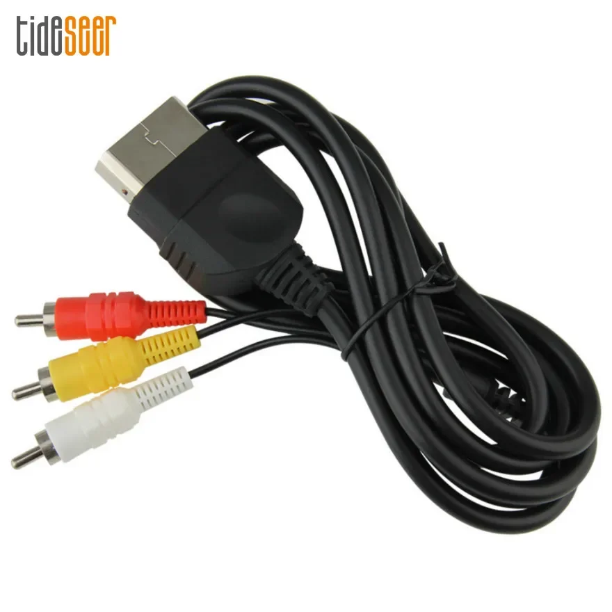 

1.8m 6ft AV Audio Video Composite Cable Cord 3 RCA Wire Replacement For Xbox Original Classic 1