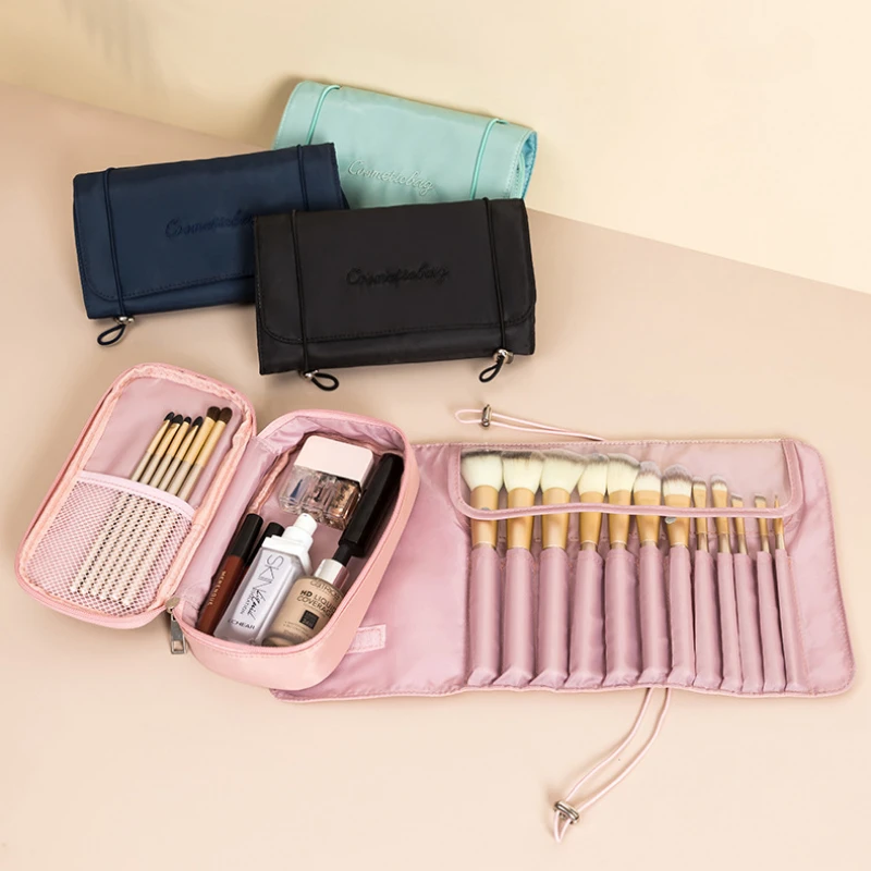 2 In 1 Detachable Cosmetic Bag for Women Portable Foldable Makeup Brush Storage Large Capacity Waterproof Nylon Girls Organizer
2 In 1 Detachable Cosmetic Bag for Women Portable Foldable Makeup Brush Storage Large Capacity Waterproof Nylon Girls Organizer