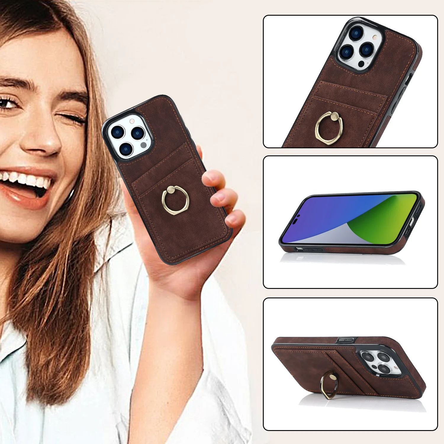 Leather Ring Phone Case For Samsung A71 A51 A73 A53 A33 A85 A22 A32 A42 A12 M10 A72 A52 A10 A11 A21S Card Bag Wallet Cover Case
Leather Ring Phone Case For Samsung A71 A51 A73 A53 A33 A85 A22 A32 A42 A12 M10 A72 A52 A10 A11 A21S Card Bag Wallet Cover Case